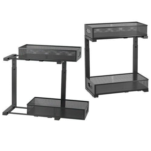 Tidy Habit™ 2-Tier Slide-Out Cabinet Organizer (2-Pack)