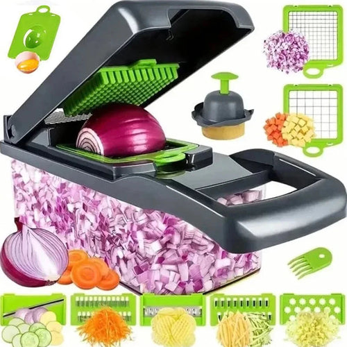 Tidy Habit™ 14-in-1 Multi-Blade Vegetable Chopper & Slicer