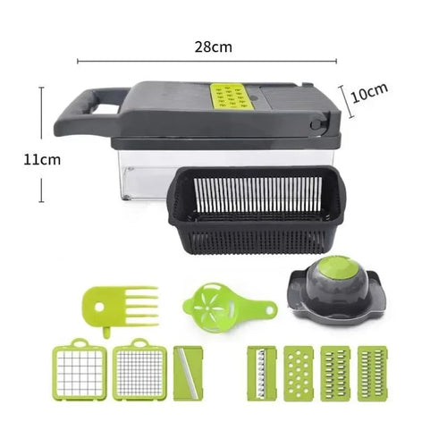 Tidy Habit™ 14-in-1 Multi-Blade Vegetable Chopper & Slicer