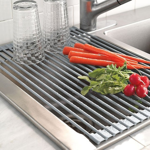 Tidy Habit™ Roll-Up Over-the-SInk Drying Rack